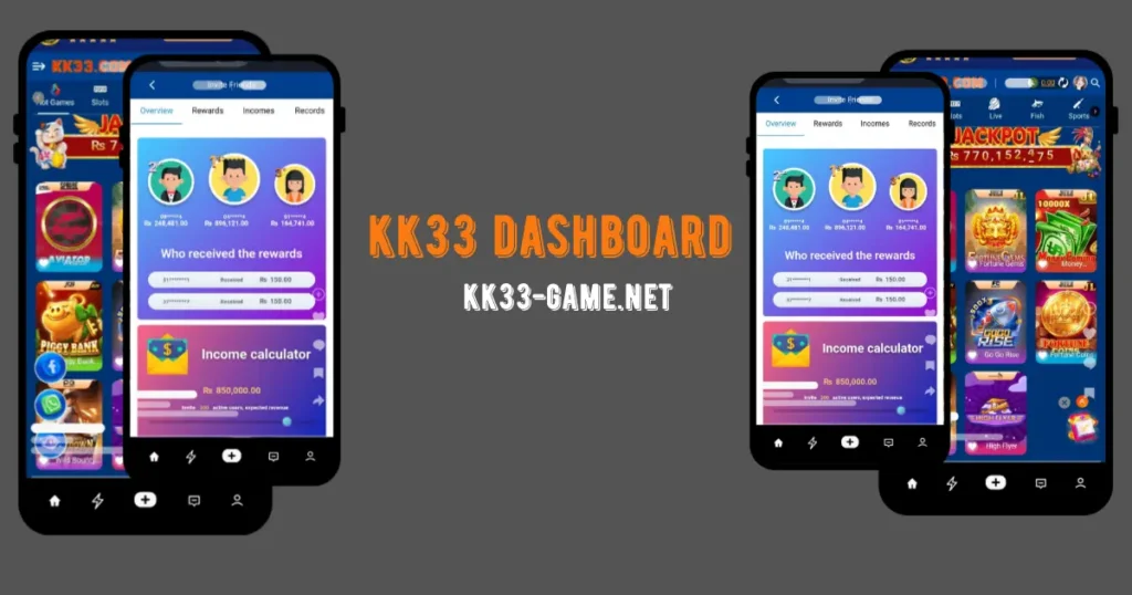 kk33 game dashboard
