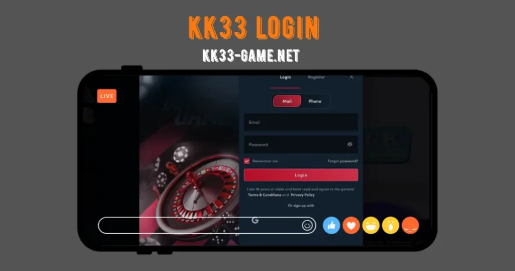kk33 game login