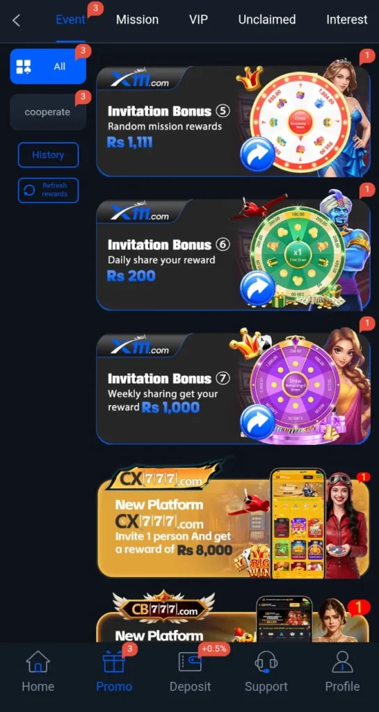 Bonuses of X111 Game