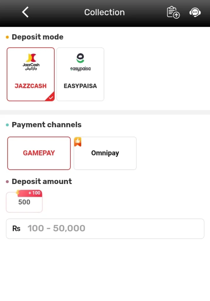 Winpkr777 Game Deposits