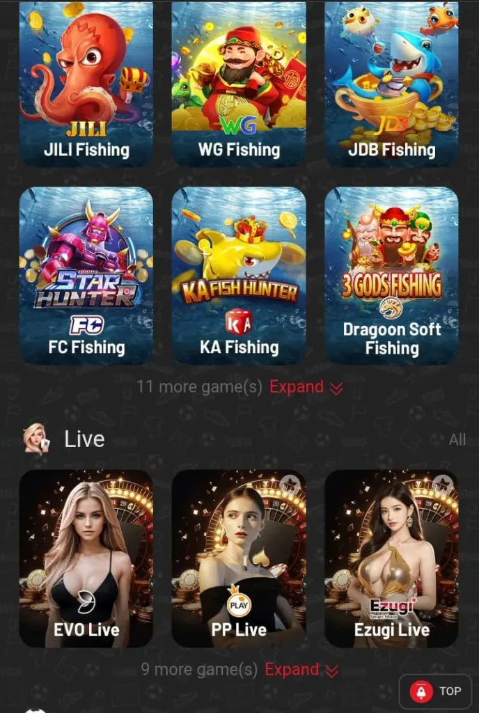 Available Games in Fly33