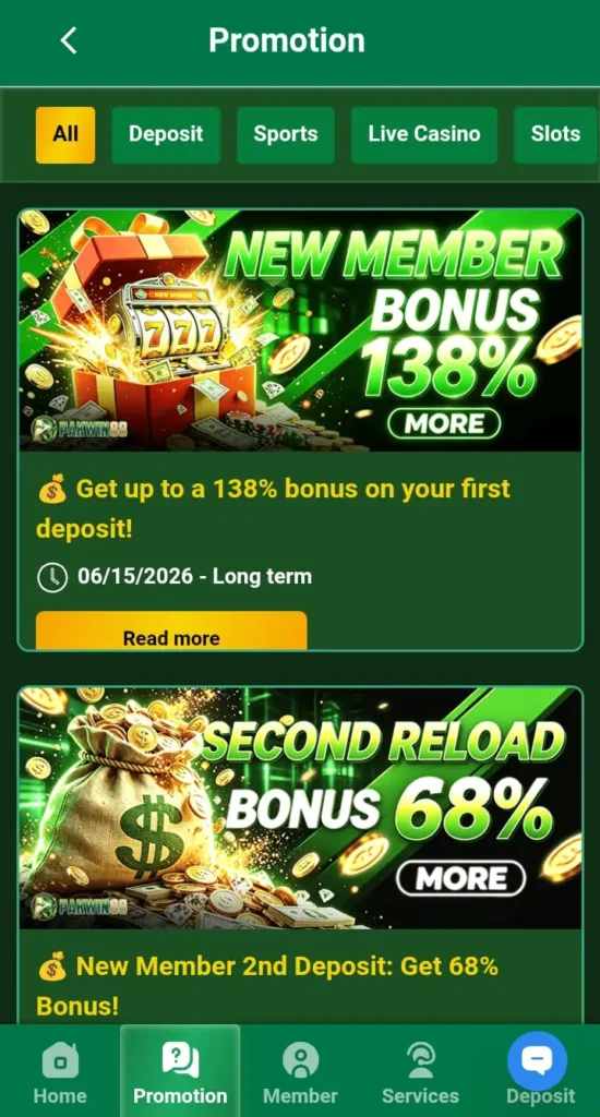 PakWin88 Game Bonuses