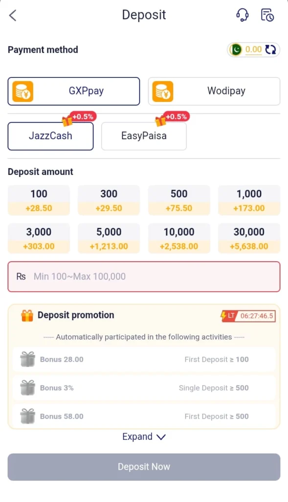 QPBet Game Deposit