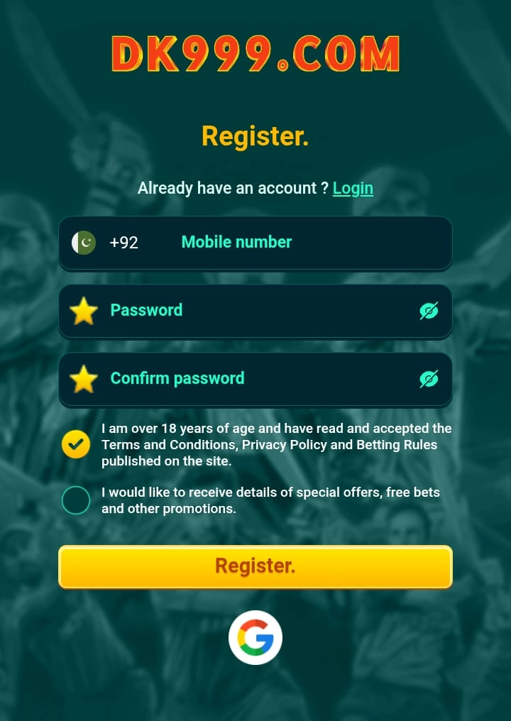 Dk999 Game Register