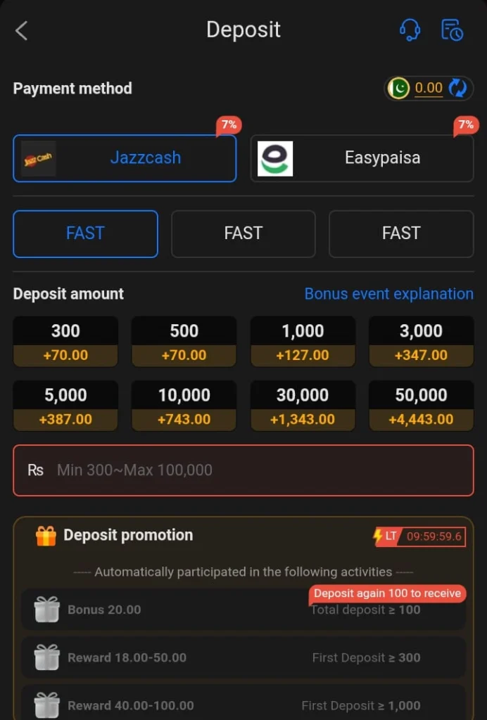 K888 Game Deposit Methods