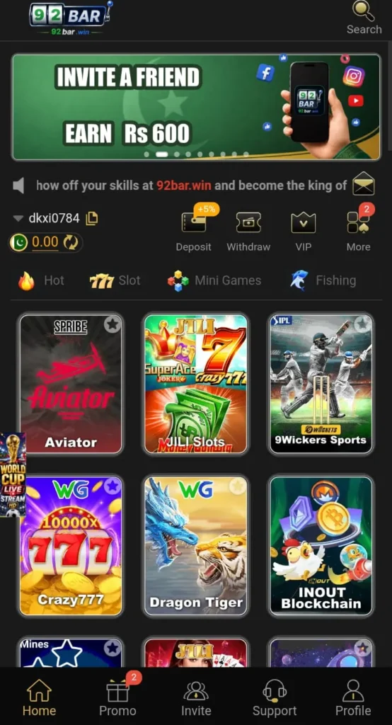 92Bar Game