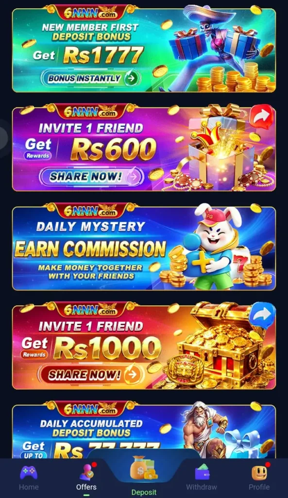 6NNN Game Bonuses