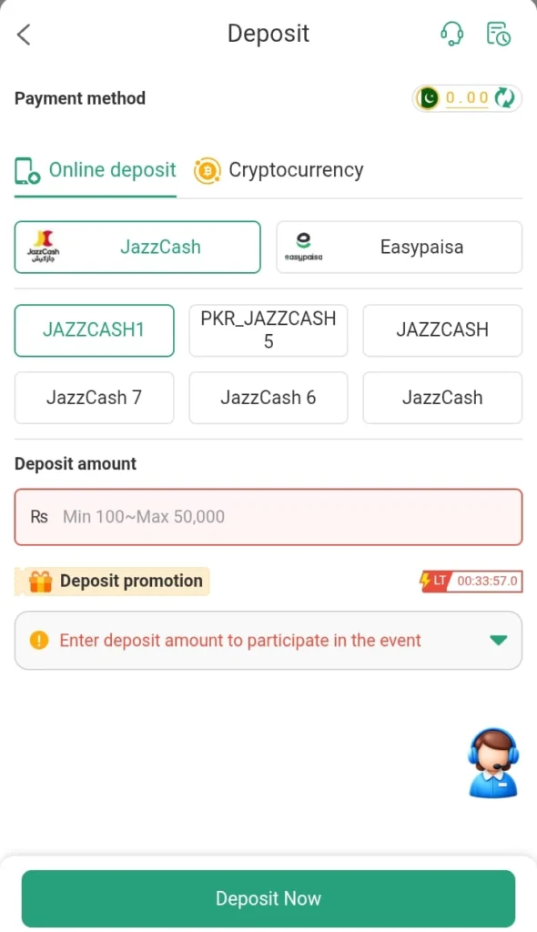 357Pk Game Deposit Methods