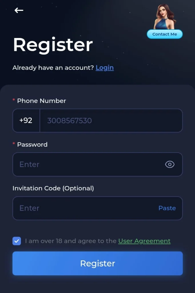 How to Register a 56Jeet Account