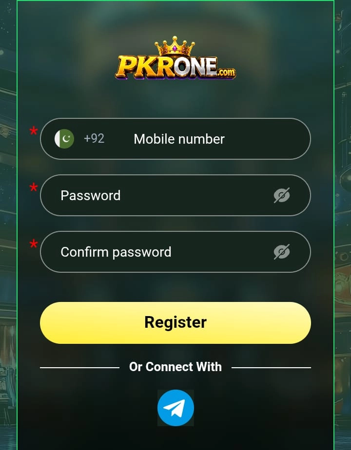 PKRONE Game Registration
