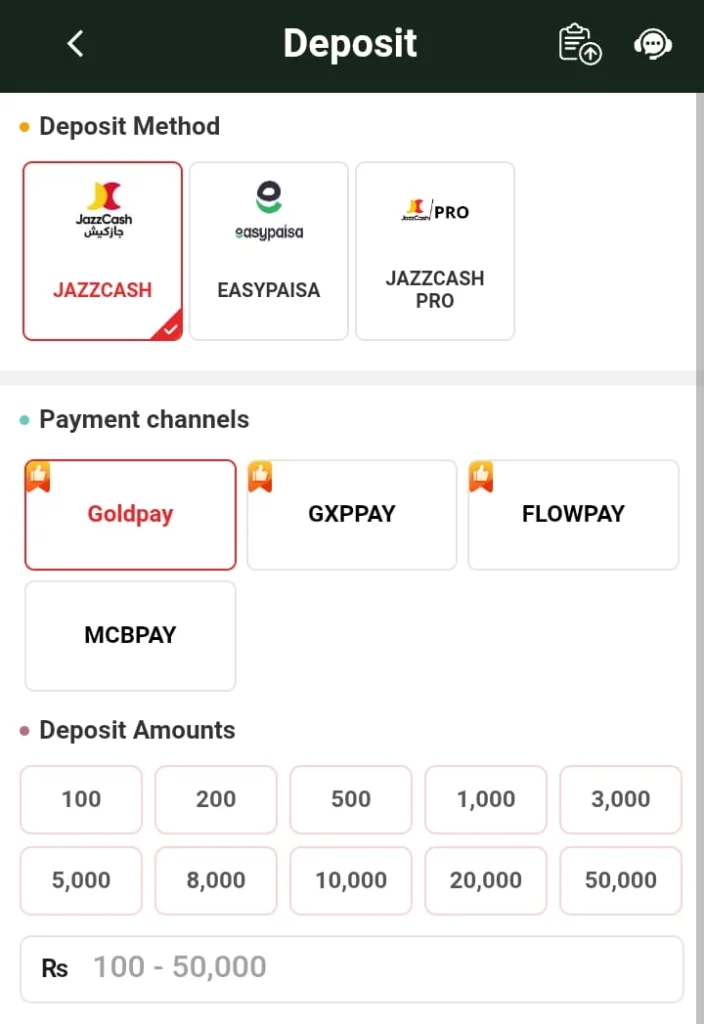 PKRONE Game Deposit