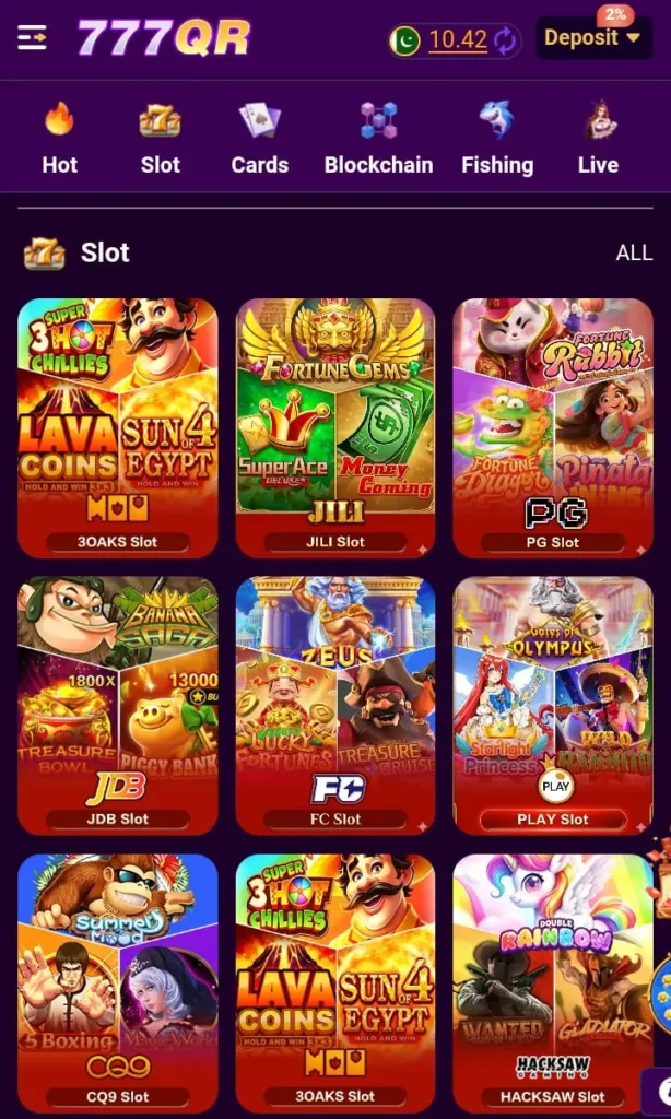 Games of 777QR