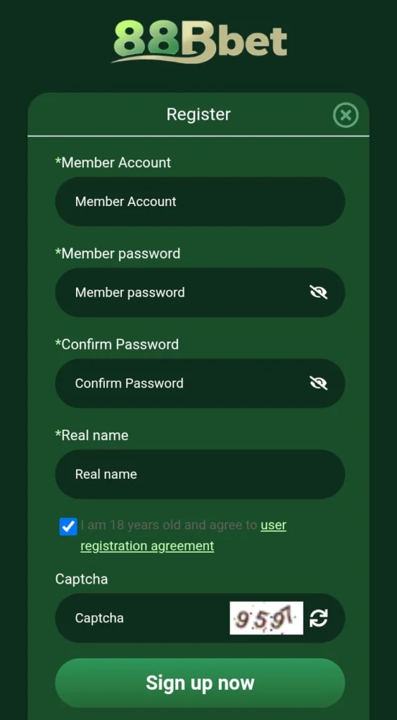 88Bbet Game Registration