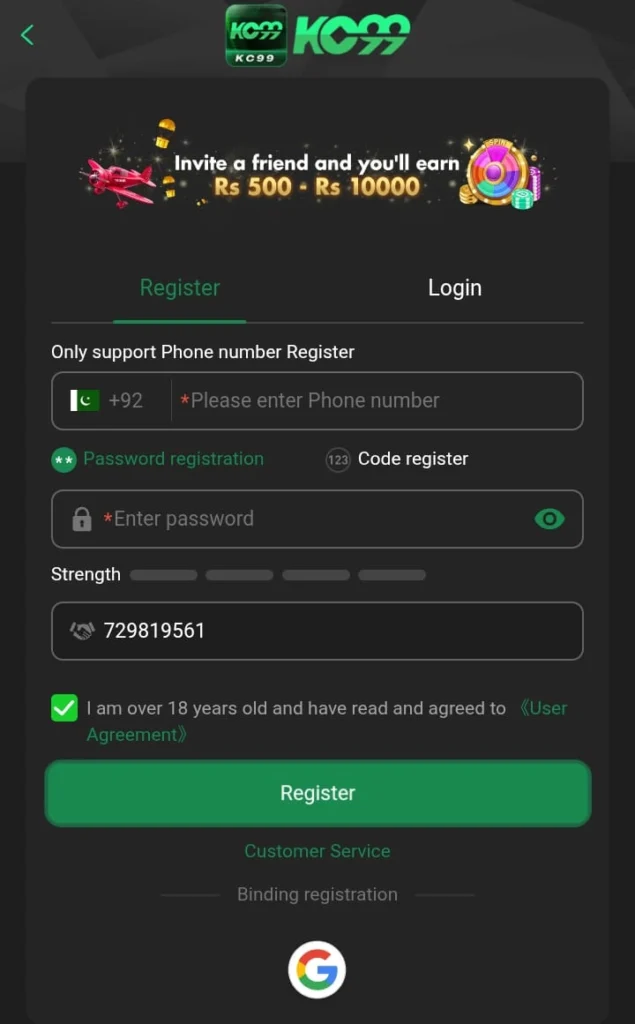 How to Register and Log In to KC99