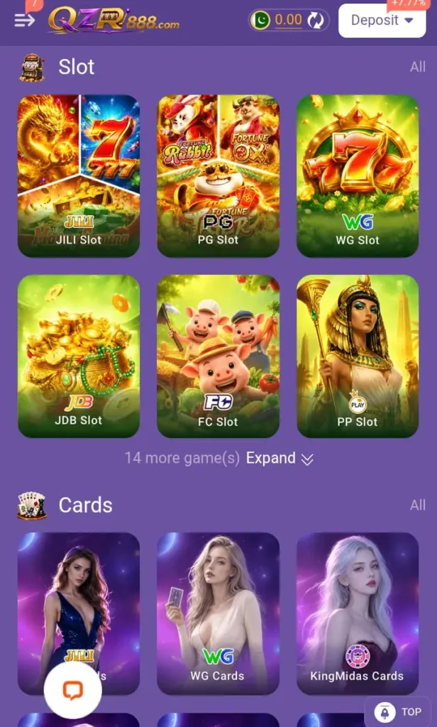 What Games and Features Does QZR888 Offer